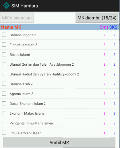 mk tersedia